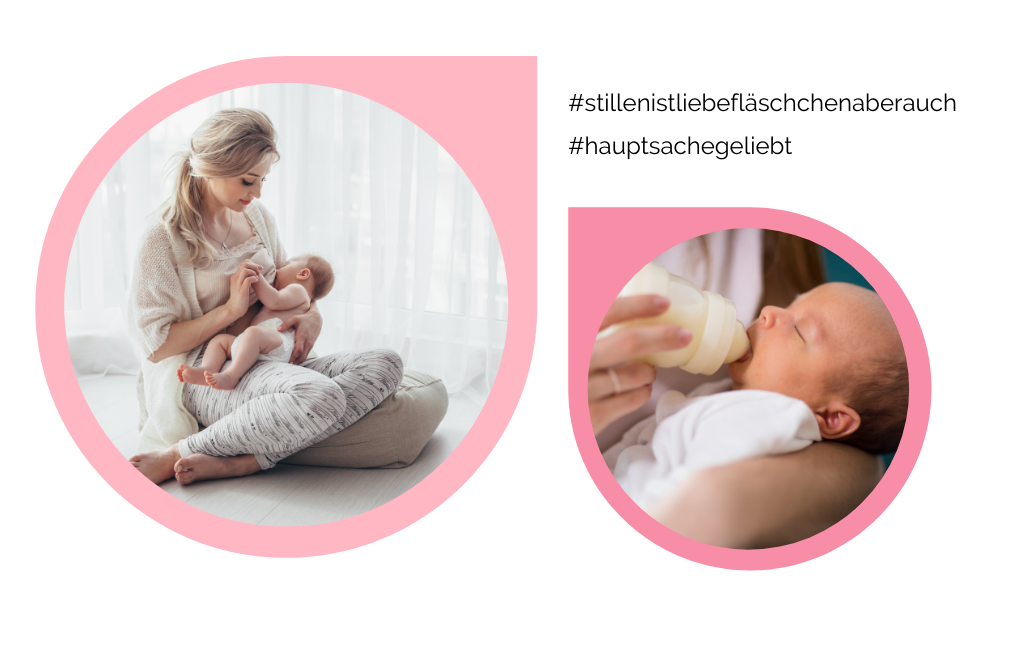 stillen ist liebe - flasche geben auch